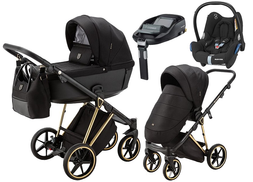 Adamex Belissa Special Edition 4in1 ( pushchair + carrycot + Maxi Cosi Cabrio + base familyfix ) 2023/2024 FREE DELIVERY