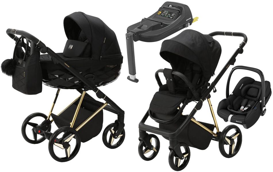 Adamex Quantum Special Edition 4in1 (pushchair + carrycot + Maxi-Cosi Cabrio i-Size car seat + base) 2024 FREE DELIVERY