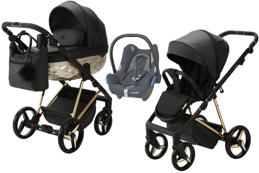 Adamex Quantum Star Collection 3in1 (pushchair + carrycot + Maxi-Cosi Cabrio car seat) 2024 FREE DELIVERY