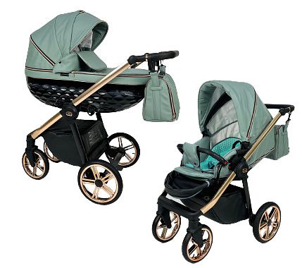 Adbor 3D Premium 2in1 (puschair + carrycot) copper frame2023/2024 FREE DELIVERY