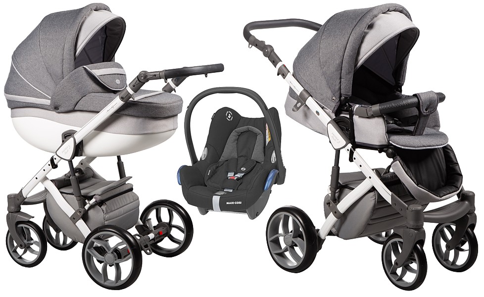 Baby Merc Faster 3 Style 3in1 (pushchair + carrycot + Maxi Cosi Cabrio car seat) 2022/2023