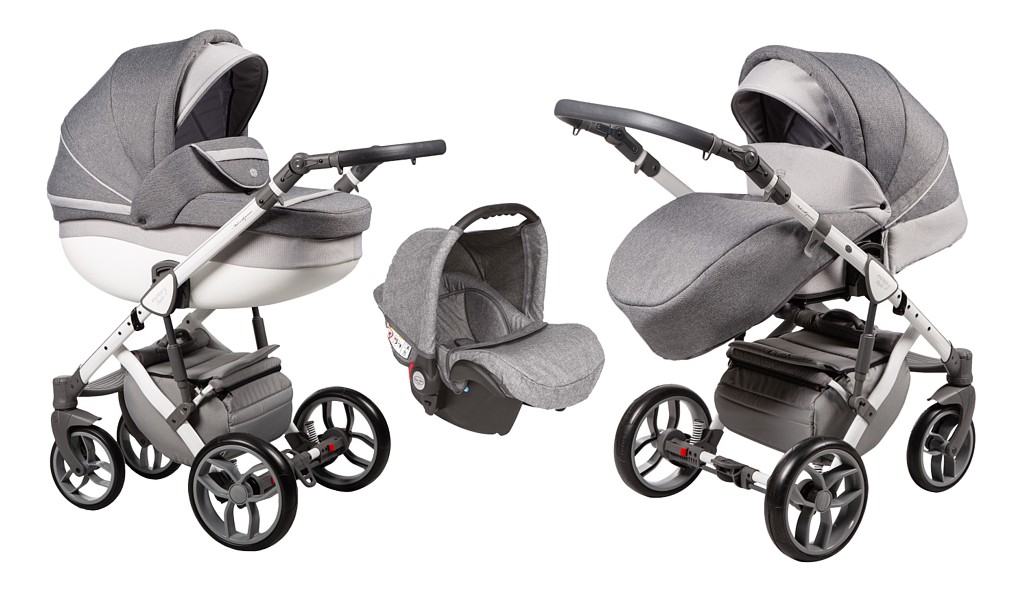 Baby Merc Faster 3 Style 3in1 (pushchair + carrycot + Kite car seat with adapters) 2022/2023