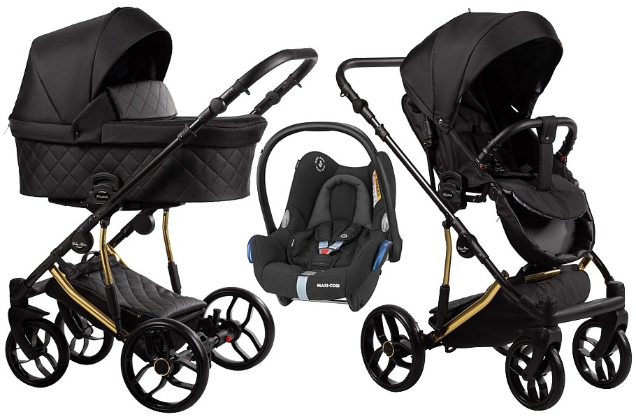 Baby Merc Piuma 3w1 Limited Edition (spacerówka + gondola + fotelik Cabrio) 2022/2023 KURIER GRATIS