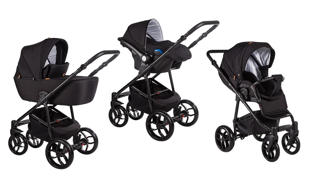 Baby Merc La Noche 3in1 (pushchair + carrycot + Carlo car seat with adapters) 2022/2023