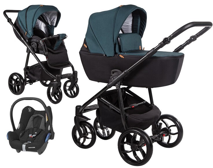 Baby Merc La Noche 3in1 (pushchair + carrycot + Maxi Cosi Cabriofix car seat) 2022/2023