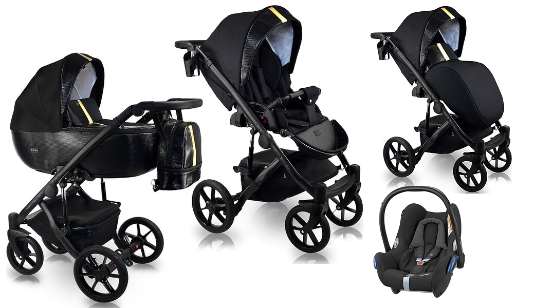Bexa Air Pro 3in1 ( pushchair + carrycot + Maxi Cosi Cabrio car seat ) 2023/2024 FREE DELIVERY