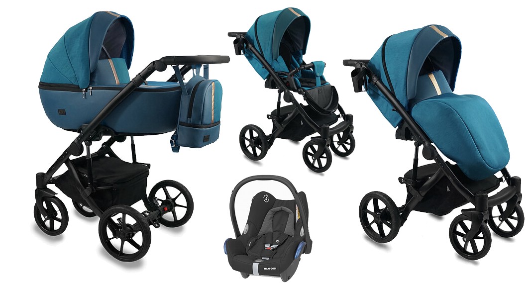 Bexa Air 3in1 ( pushchair + carrycot + Maxi Cosi Cabriofix car seat ) 2022/2023 FREE DELIVERY