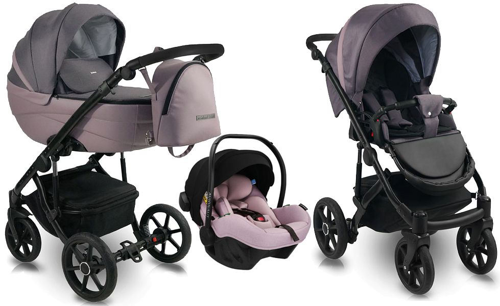 Bexa Ideal 3in1 (pushchair + carrycot + Avionaut Pixel Pro 2.0 C car seat ) 2022/2023 FREE DELIVERY
