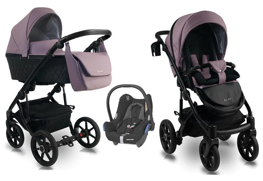 Bexa Line 2.0 Eco 3in1 (pushchair + carrycot + Maxi Cosi Cabrio car seat) 2023/2024 FREE DELIVERY