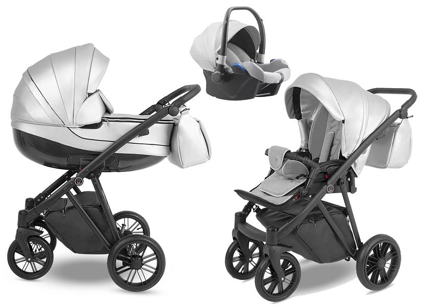 SALE! Camarelo Zeo Eco 3in1 (pushchair + carrycot + car seat Kite) colour 07 24h FREE DELIVERY