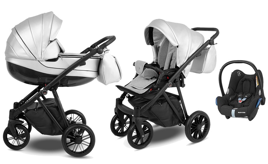 Camarelo Zeo Eco 3in1 (pushchair + carrycot + Maxi Cosi Cabrio car seat) 2022/2023 FREE DELIVERY