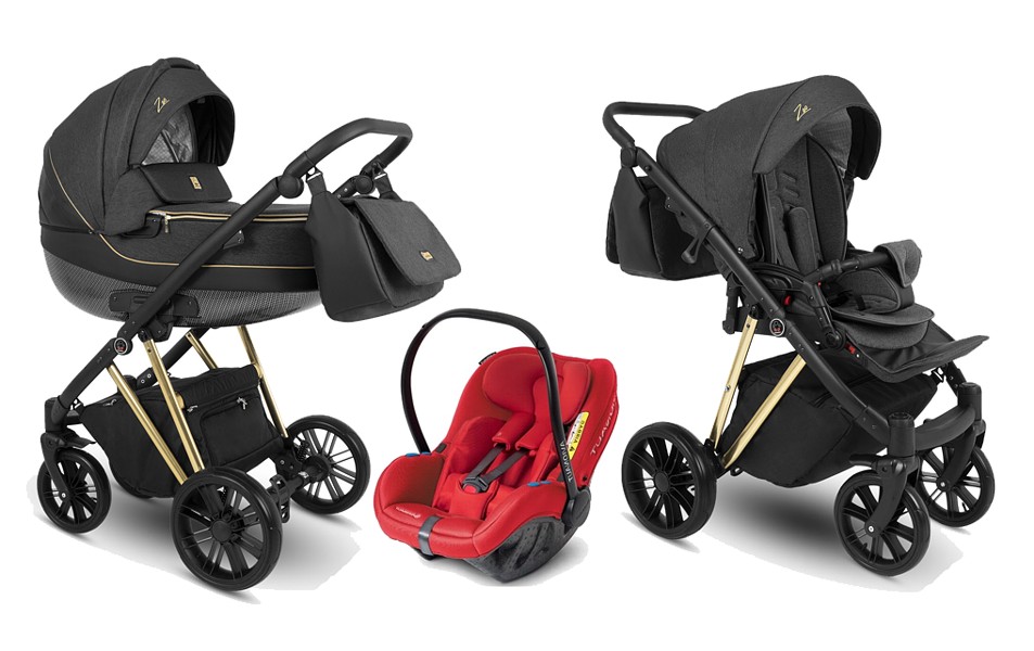 Camarelo Zeo Gold 3in1 (pushchair + carrycot + Avionaut Pixel Pro car seat 2.0 C) 2022/2023 FREE DELIVERY
