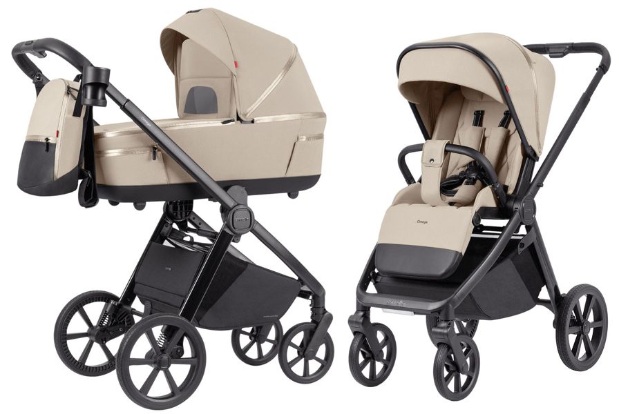 Carrello Omega + CRL-6540 2in1 (pushchair + carrycot) 2024 FREE DELIVERY