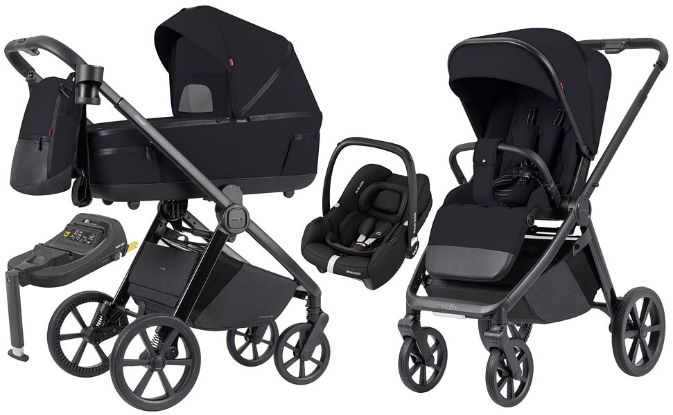 Carrello Omega + CRL-6540 4in1 (pushchair + carrycot + Maxi Cosi Cabriofix i-Size car seat + base) 2024 FREE DELIVERY
