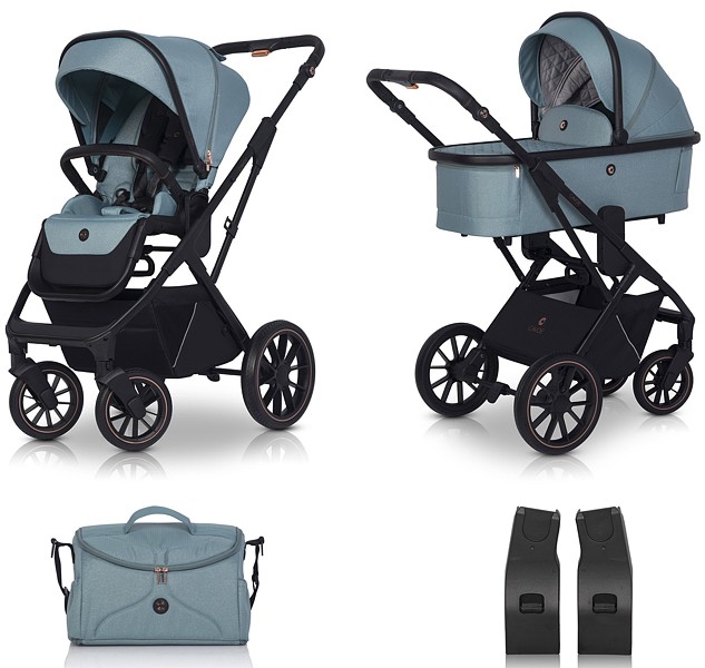 SPECIAL Cavoe Axo Shine 2in1 (pushchair + carrycot + bag + adapters) 2023 FREE SHIPPING