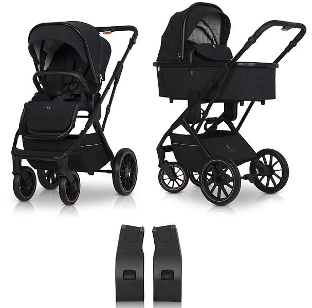 SPECIAL Cavoe Axo Style 2in1 (pushchair + carrycot) meteorite 2023 ADAPTERS FREE
