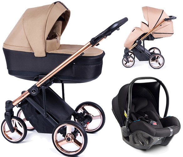 Coletto Fado 3in1 (pushchair + carrycot + Avionaut Pixel Pro 2.0 C car seat + adapters) 2023/2024 FREE DELIVERY