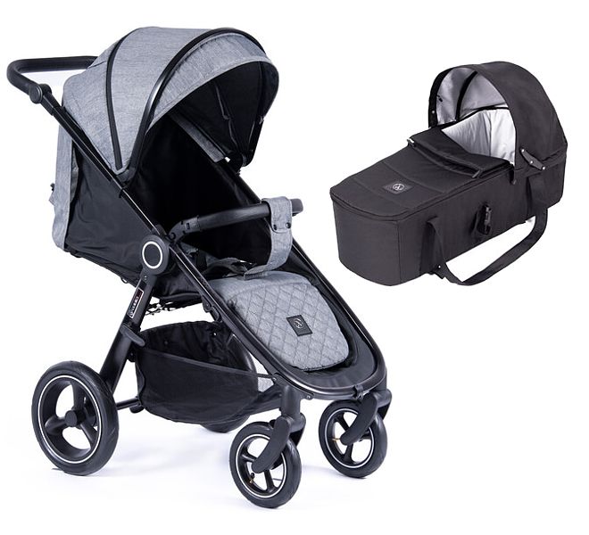 Coletto Joggy (pushchair + soft carrycot) black frame, air wheels Up to 22 kg 2023/2024