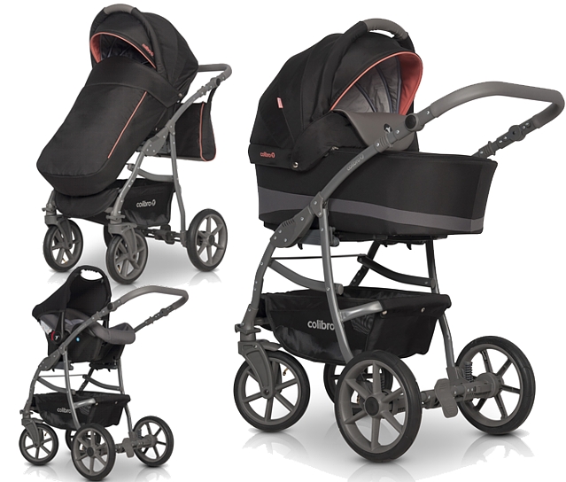 Colibro Focus 3in1 (pushchair + carrycot + car seat with adapters) 2023