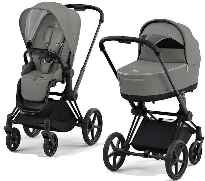 Cybex Priam 4.0 Platinum 2in1 (frame + pushchair LUX + carrycot Lux) 2022/2023 FREE SHIPPING