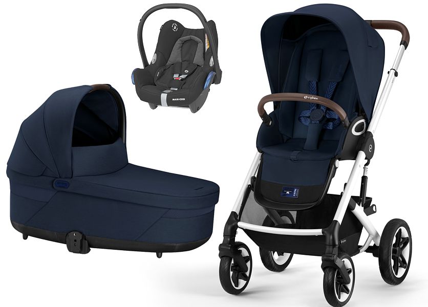 Cybex Talos S Lux 3w1 (pushchair + carrycot Cot S + Maxi Cosi Cabrio car seat) 2024 FREE DELIVERY