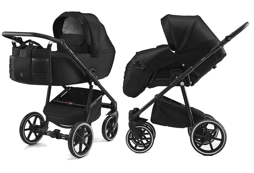 Dada Paradiso Apus Black Premium 3in1 (pushchair + carrycot + Kite car seat with adapters) 2022/2023