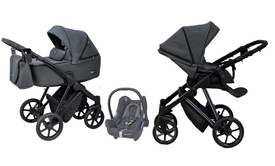 Dynamic Baby Dover 3w1 (stelaż + spacerówka + gondola + fotelik Maxi Cosi Cabrio ) 2022/2023 KURIER GRATIS