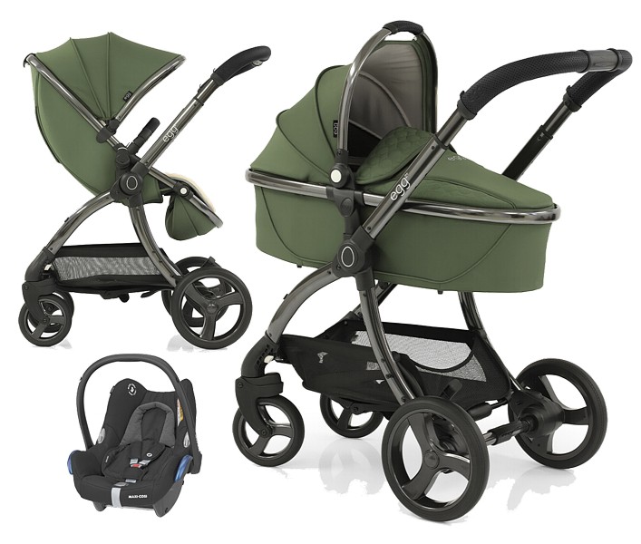 Pushchair Egg 2.0 3in1 (frame + pushchair seat + carrycot + Maxi Cosi Cabrio car seat) 2022/2023