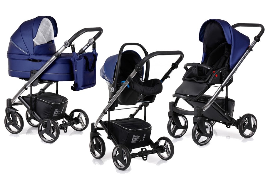 Emjot Neri Fleur 3in1 (pushchair + carrycot + Kite car seat with adapters) 2023