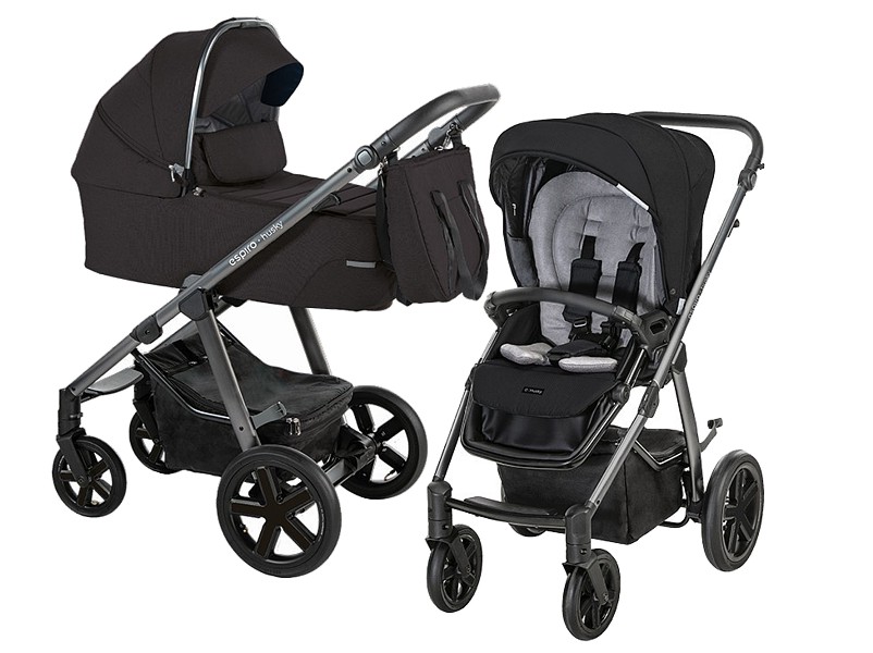 Espiro Husky XL 2in1 (pushchair + carrycot) colour 210 black FREE DELIVERY