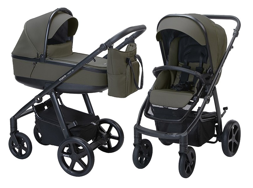 Espiro Next Up Black 2in1 (pushchair + carrycot) 2023/2024 FREE DELIVERY