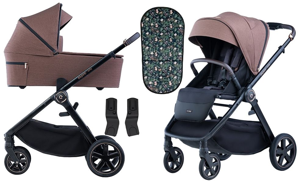 Espiro Only 2in1 (pushchair + carrycot + insert + adapters) 2023 VALID TILL STOCK LAST FREE DELIVERY