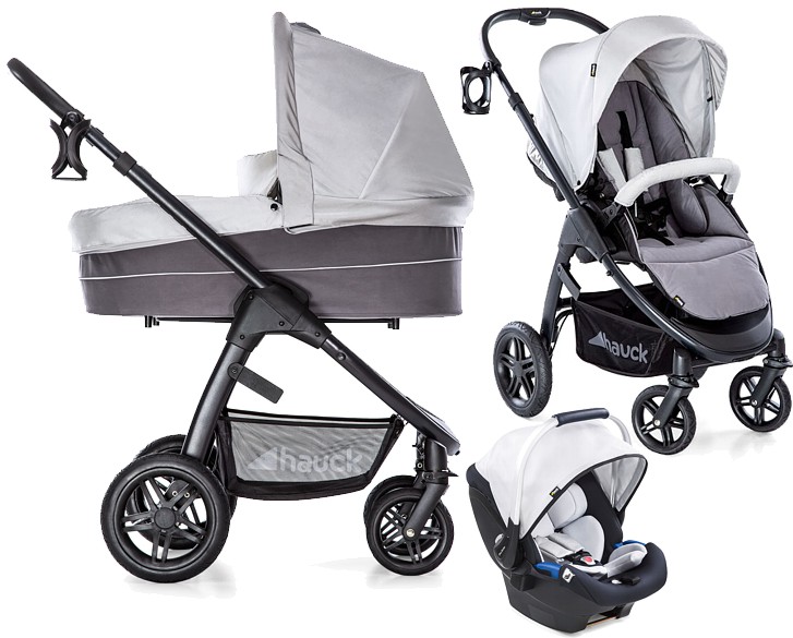 Hauck Saturn R Duoset 3in1 (pushchair + carrycot + iPro car seat) 2022/2023