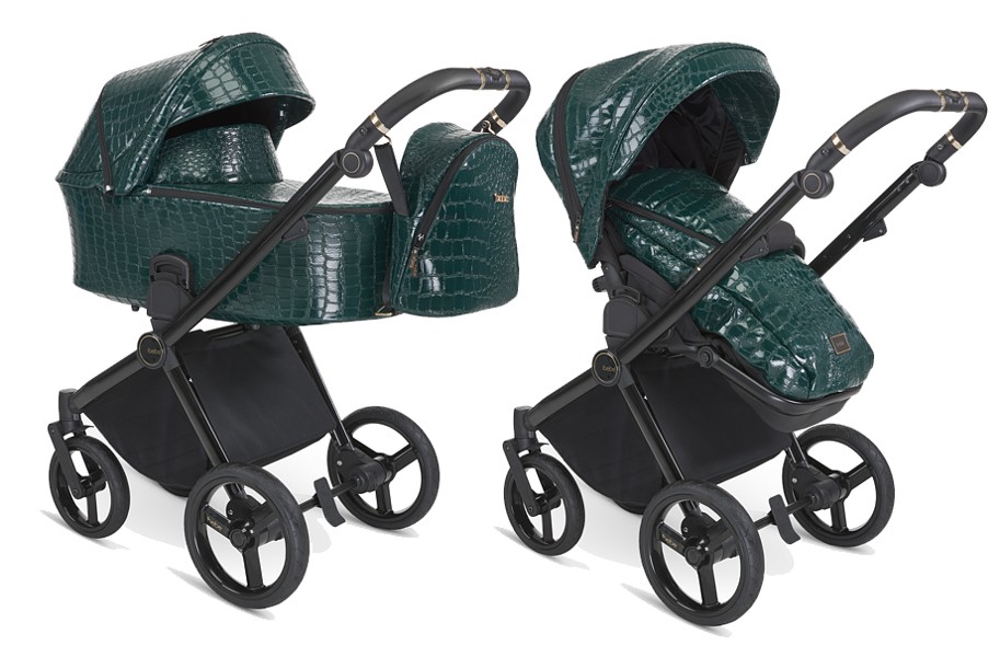 Ibebe Gloss Eco Crocodile Leather 2in1 (pushchair + carrycot) 2023/2024 FREE DELIVERY