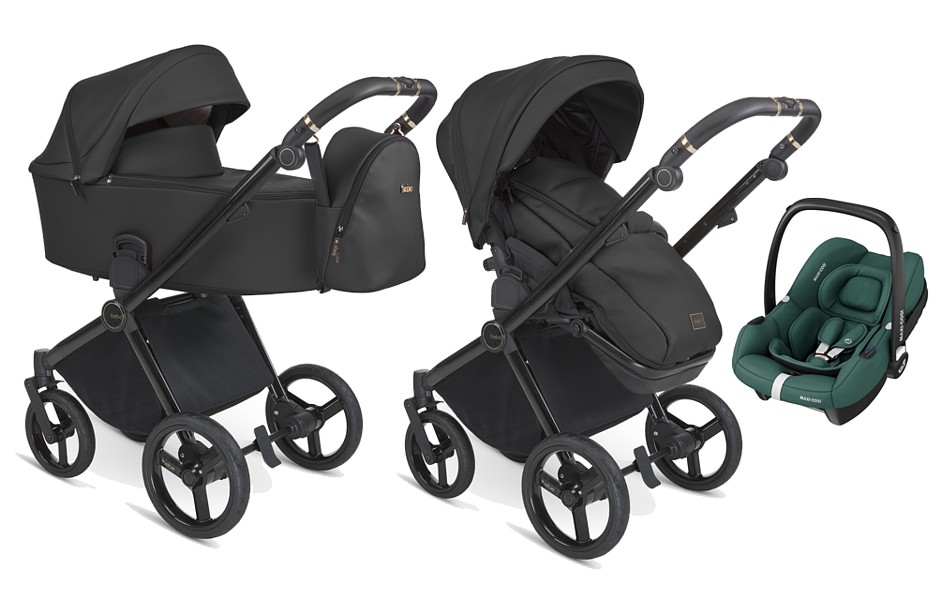 Ibebe Gloss Eco 3in1 (pushchair + carrycot + Cabrio car seat i-Size) 2023/2024 FREE DELIVERY