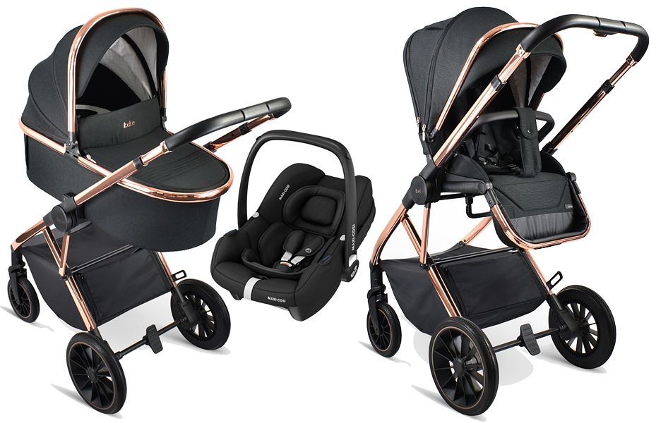Ibebe PRO 3in1 (pushchair + carrycot + Maxi Cosi CabrioFix I-Size car seat) 2024 FREE DELIVERY