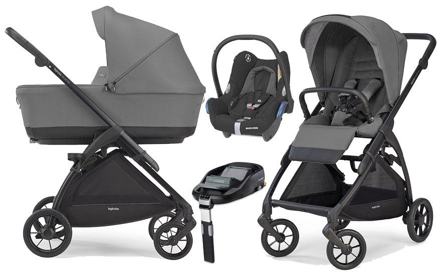 Inglesina Electa 4in1 (pushchair + carrycot + Maxi Cosi Cabrio car seat + Familyfix Base) 2023/2024 FREE SHIPPING