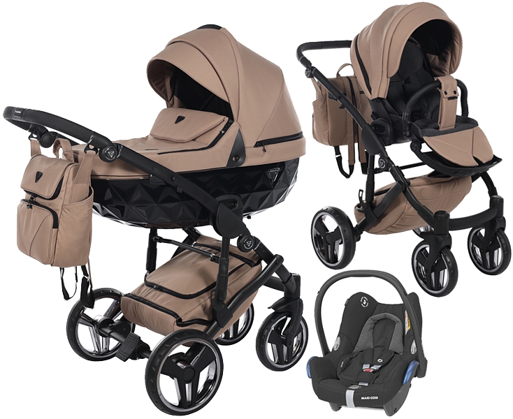 Tako Junama Basic V3 3in1 (pushchair + carrycot + Maxi Cosi Cabrio carseat) 2023/2024 FREE DELIVERY