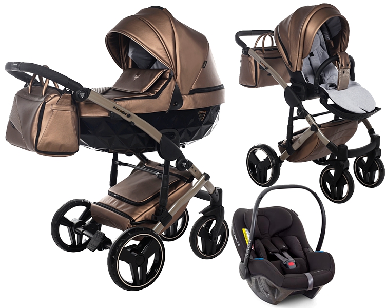Tako Junama Fluo Line V3 3in1 (pushchair + carrycot + Avionaut Pixel Pro 2.0 C car seat) 2023/2024 FREE DELIVERY