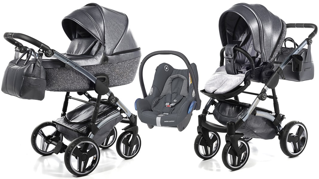 Tako Junama Glitter V3 3in1 (pushchair + carrycot + Cabrio car seat) 2023/2024 FREE DELIVERY