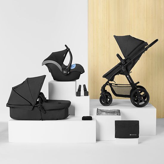 Kinderkraft MOOV CT 3in1 (pushchair + carrycot+ car seat Mink + adapter) 2022/2023