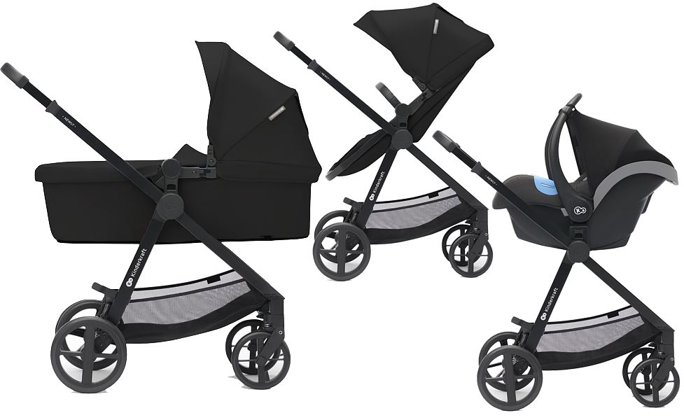 Kinderkraft Newly 3in1 (pushchair+ carrycot + car seat) 2023