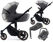 Kinderkraft Prime 2 4in1 (pushchair+ carrycot + Maxi Cosi Cabrio I-Size car seat + base) 2023 FREE DELIVERY - Click Image to Close