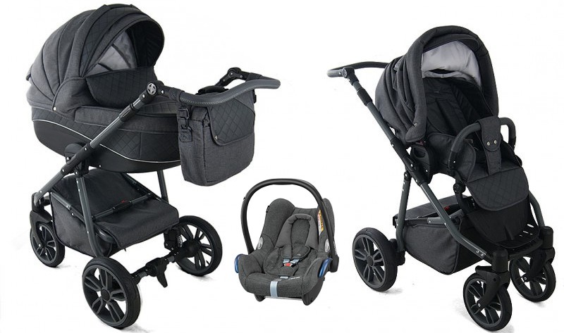 Krasnal BabyFIL 3in1 (pushchair + carrycot + Maxi Cosi Cabriofix car seat) 2022/2023