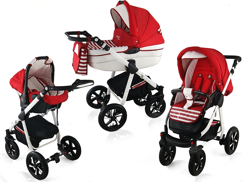 Krasnal Nexxo 3in1 (pushchair + carrycot + car seat with adapter) 2022/2023