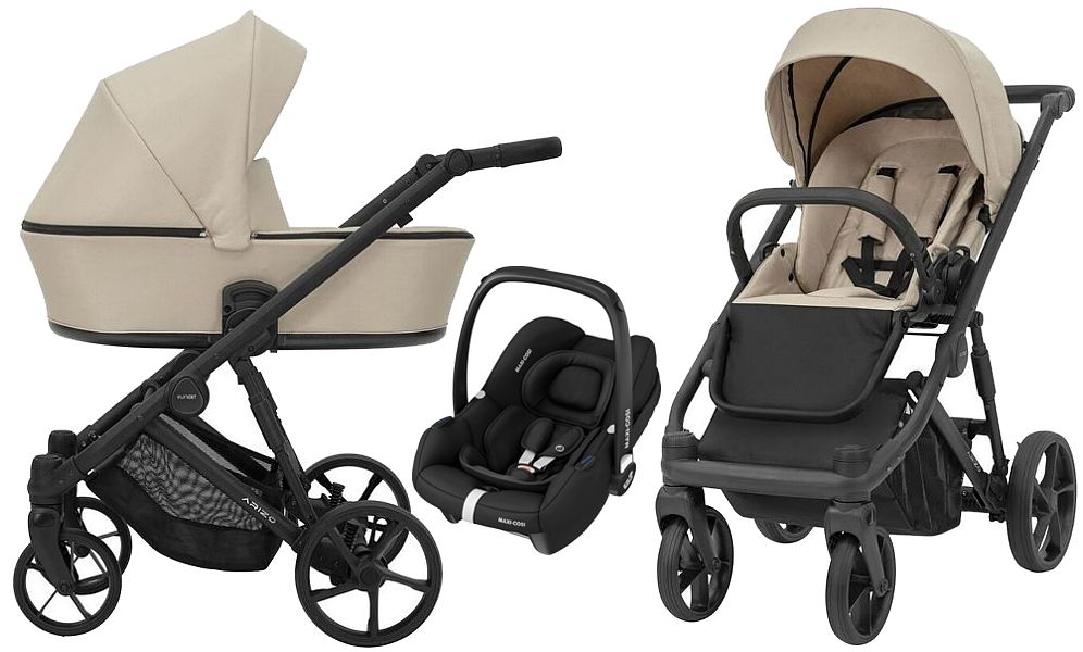 Kunert Arizo 3in1 (pushchair + carrycot + Maxi Cosi Cabrio I-Size car seat) 2024 FREE DELIVERY