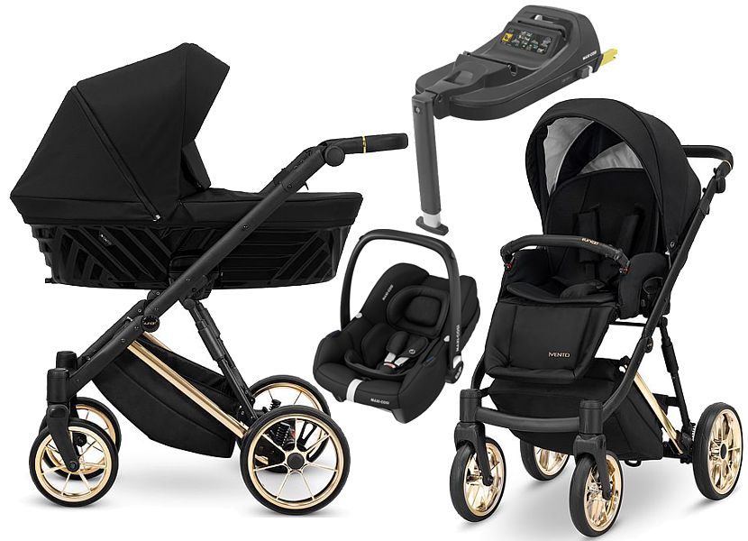 Kunert Ivento Premium 4in1 (pushchair + carrycot + car seat Maxi-Cosi Cabrio i-Size + adapter + base) 2023/2024 FREE DELIVERY