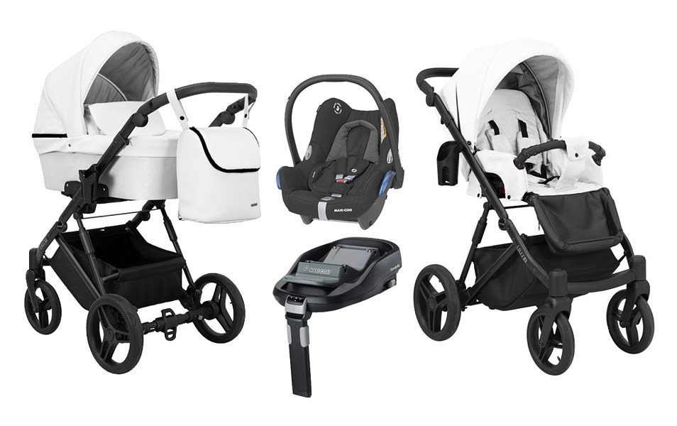 Kunert Lazzio 4in1 (pushchair + carrycot + Maxi Cosi Cabriofix+ adapter + base Familyfix) 2023/2024 FREE DELIVERY