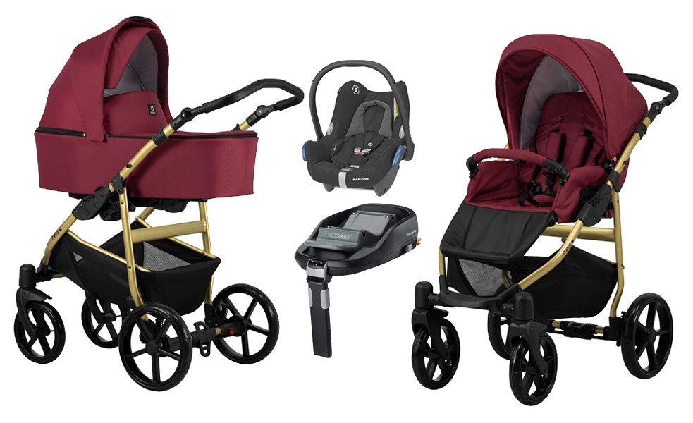 Kunert Mata 4in1 (pushchair + carrycot + Maxi Cosi Cabrio car seat + adapter + base Familyfix) 2023/2024