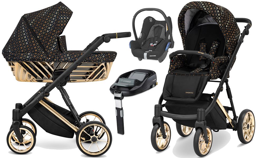 Kunert Ivento Premium Glam 4in1 (pushchair + carrycot + Maxi Cosi Cabrio car seat + adapter + base) 2023/2024 FREE DELIVERY
